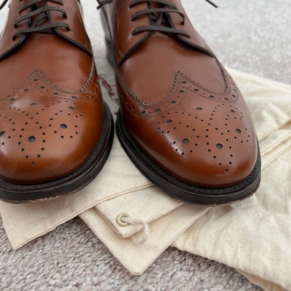 SALVATORE FERRAGAMO Men’s Leather Saddle Shoes | With Box & Dust Bags - Picture 10 of 13